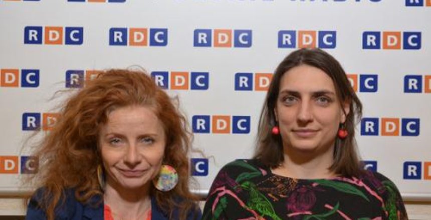 Dwie kobiety na zdjęciu - dziennikarka Radia dla Ciebie i jej rozmówczyni z Federacji Mazowia.